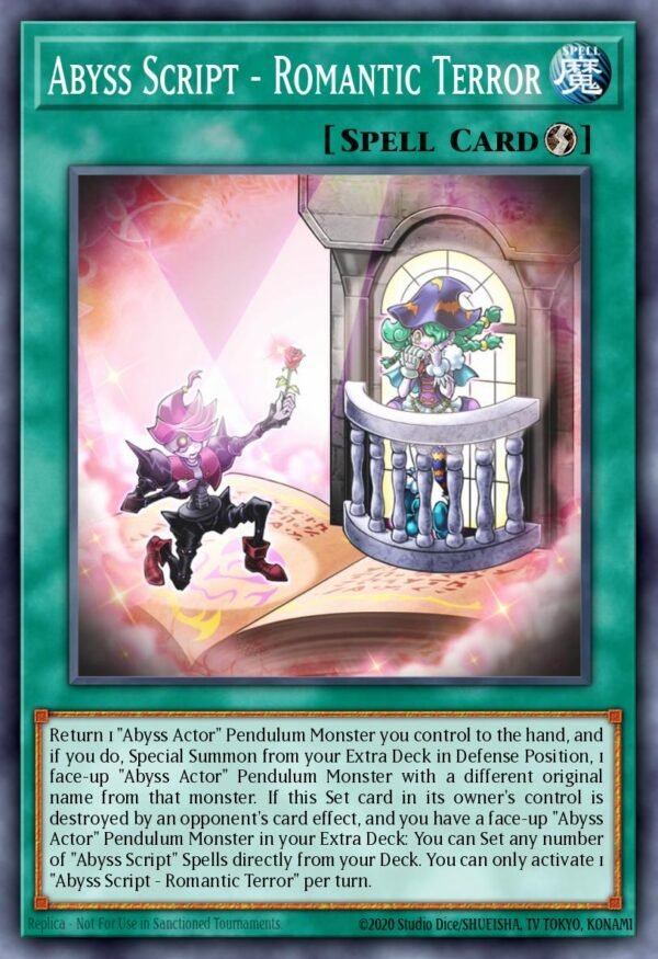 Abyss Script - Romantic Terror - Legendary Duelists: White Dragon Abyss (Rare)