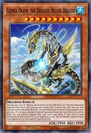 Gizmek Okami, the Dreaded Deluge Dragon - Rise of the Duelist (Ultra Rare)