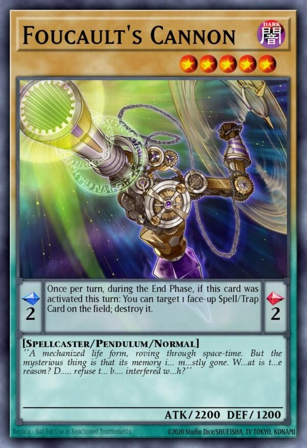 Foucault's Cannon - Starter Deck: Yuya (Common)