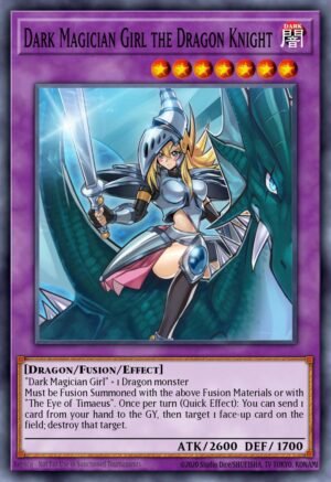 Dark Magician Girl the Dragon Knight - Quarter Century Bonanza (Platinum Secret Rare)