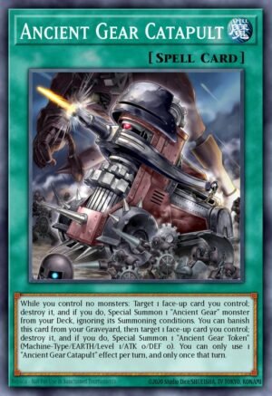 Ancient Gear Catapult - Machine Reactor Structure Deck (Super Rare)