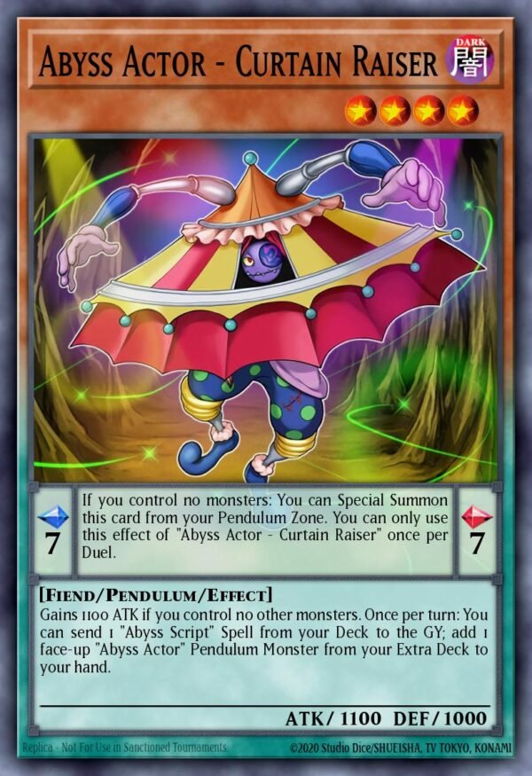 Abyss Actor - Curtain Raiser - OTS Tournament Pack 21 (Common)