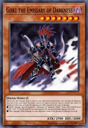 Gorz the Emissary of Darkness - Quarter Century Bonanza (Platinum Secret Rare)