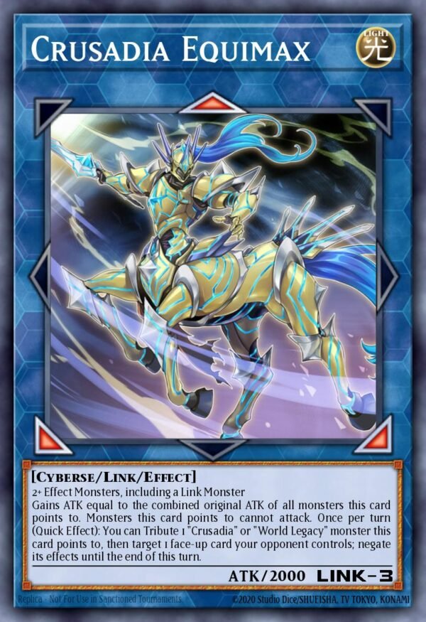 Crusadia Equimax - 2019 Gold Sarcophagus Tin Mega Pack (Prismatic Secret Rare)