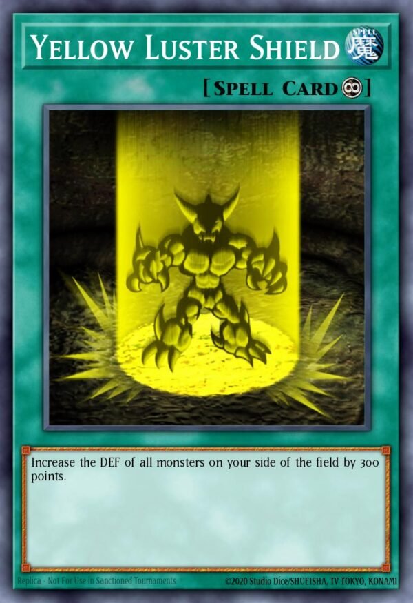 4542651-1.jpg Yellow Luster Shield - Invasion of Chaos (Common)