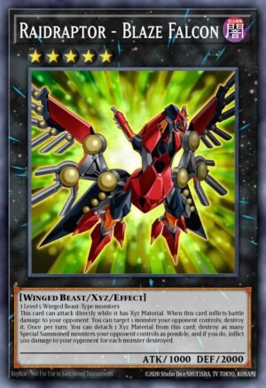 Raidraptor - Blaze Falcon - Crossed Souls (Rare)