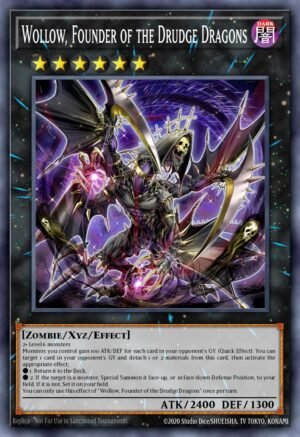 Wollow, Founder of the Drudge Dragons - Darkwing Blast (Super Rare)