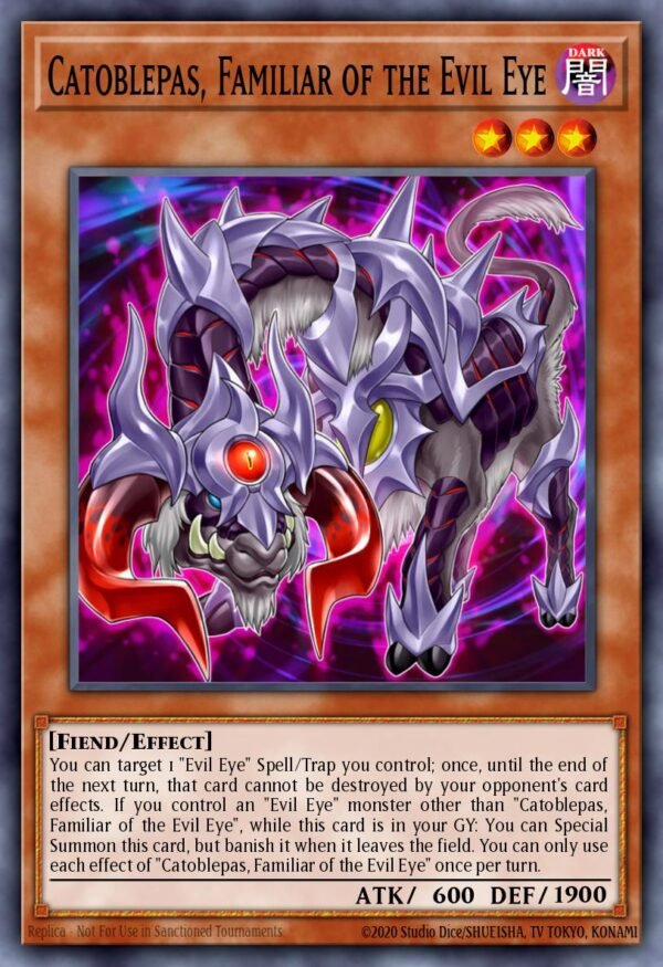 Catoblepas, Familiar of the Evil Eye - 2020 Tin of Lost Memories Mega Pack (Common)