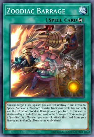 Zoodiac Barrage - Raging Tempest (Secret Rare)