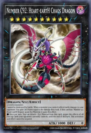 Number C92: Heart-eartH Chaos Dragon - Battles of Legend: Chapter 1 (Common)