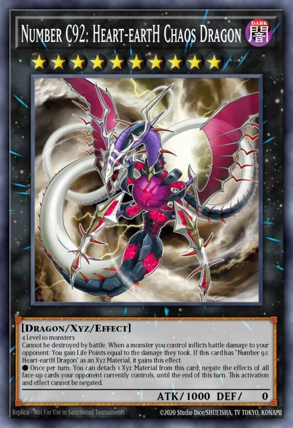 Number C92: Heart-eartH Chaos Dragon - Battles of Legend: Chapter 1 (Common)