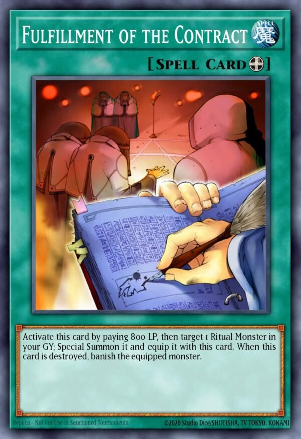 Fulfillment of the Contract - Hidden Summoners (Super Rare)