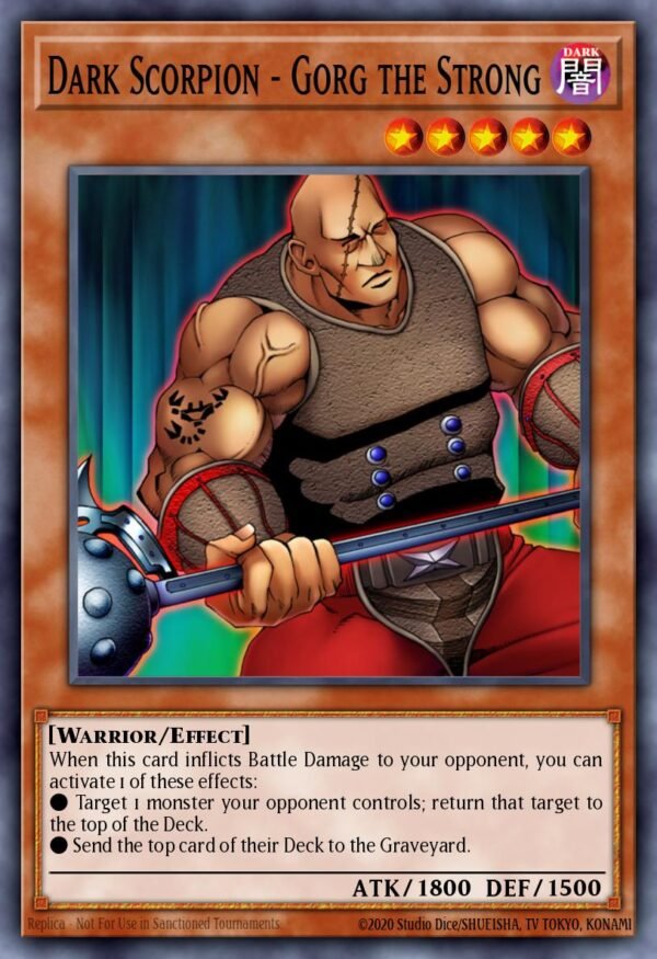 Dark Scorpion - Gorg the Strong - Speed Duel: Streets of Battle City (Common)