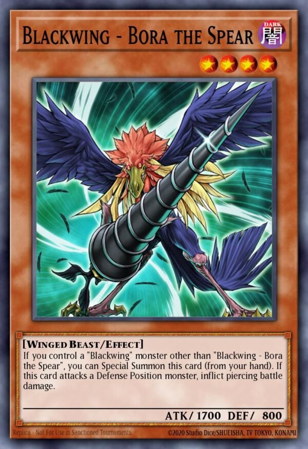 Blackwing - Bora the Spear - Legendary Duelists: White Dragon Abyss (Common)