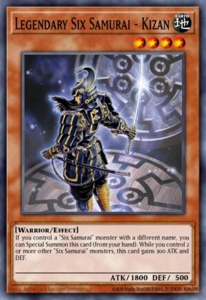 Legendary Six Samurai - Kizan - Quarter Century Bonanza (Quarter Century Secret Rare)