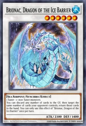 Brionac, Dragon of the Ice Barrier - Structure Deck: Freezing Chains (Super Rare)