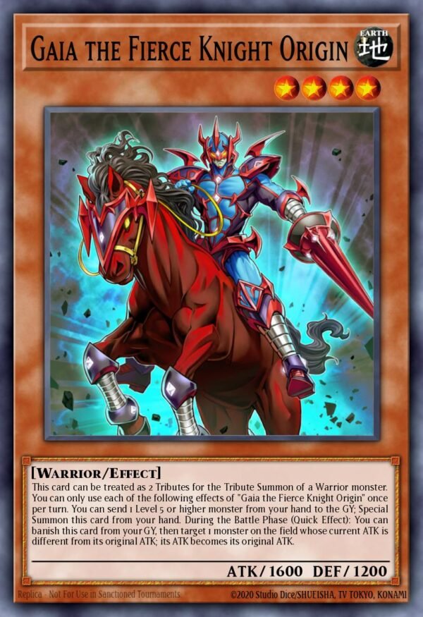 Gaia the Fierce Knight Origin - Rise of the Duelist (Super Rare)