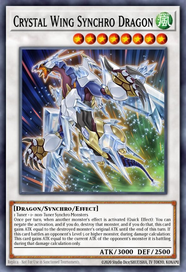 Crystal Wing Synchro Dragon - Shining Victories (Secret Rare)
