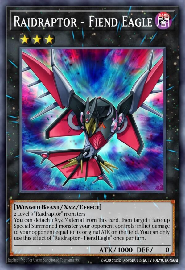 Raidraptor - Fiend Eagle - Dimension of Chaos (Rare)