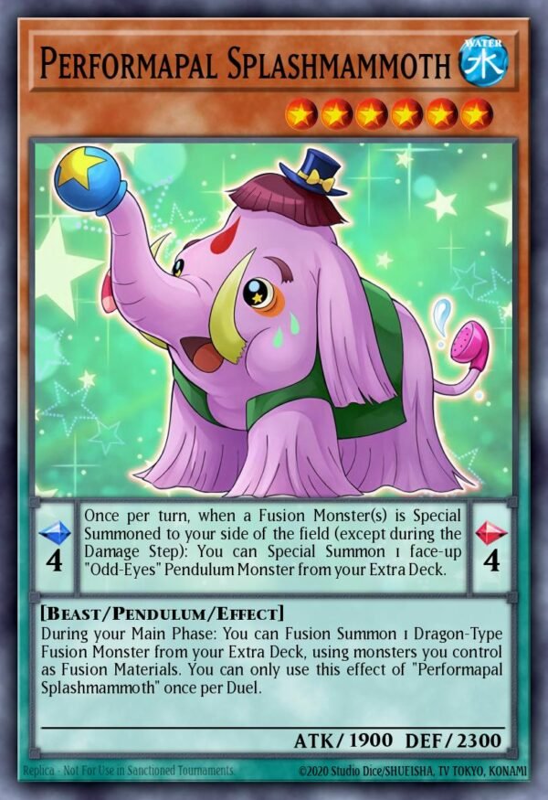 Performapal Splashmammoth - Dimension of Chaos (Rare)