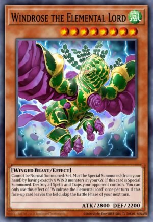Windrose the Elemental Lord - Battles of Legend: Relentless Revenge (Ultra Rare)