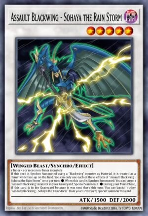 Assault Blackwing - Sohaya the Rain Storm - Battles of Legend: Chapter 1 (Common)