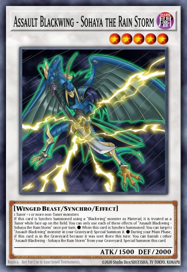 Assault Blackwing - Sohaya the Rain Storm - Battles of Legend: Chapter 1 (Common)