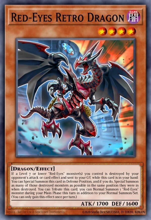 Red-Eyes Retro Dragon - Breakers of Shadow (Super Rare)
