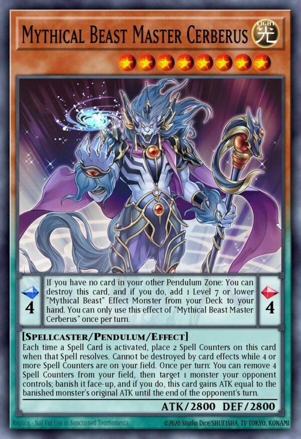 Mythical Beast Master Cerberus - 2018 Mega-Tin Mega Pack (Secret Rare)