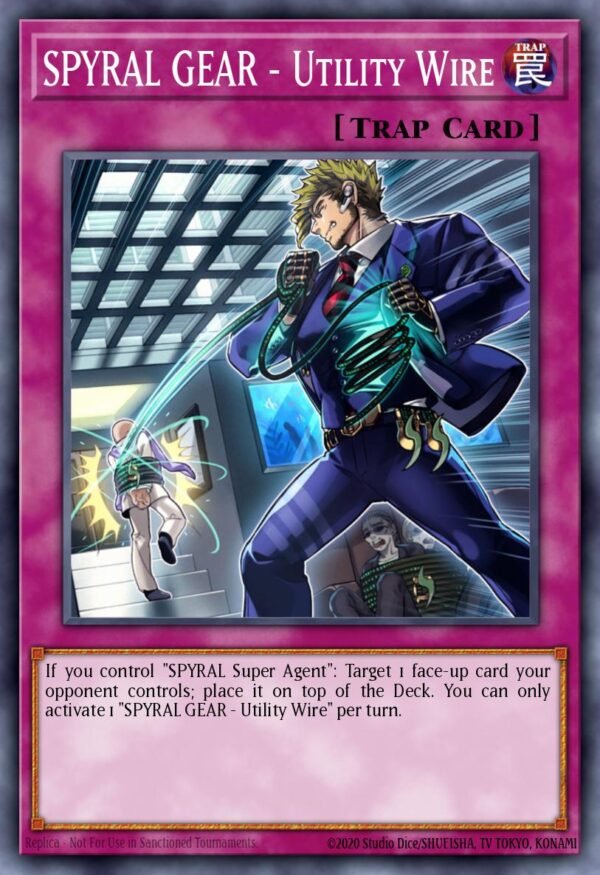 SPYRAL GEAR - Utility Wire - Raging Tempest (Super Rare)