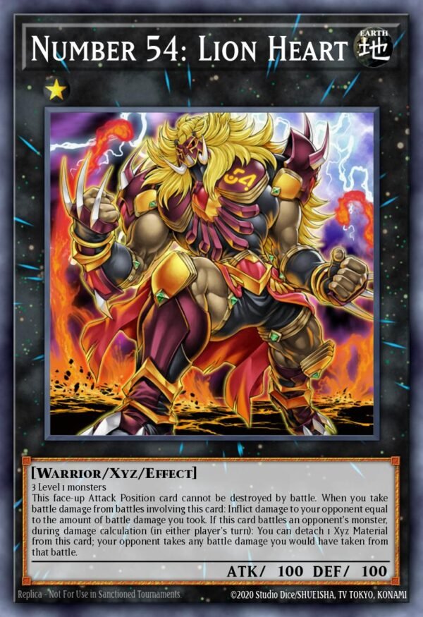 Number 54: Lion Heart - Battles of Legend: Chapter 1 (Ultra Rare)