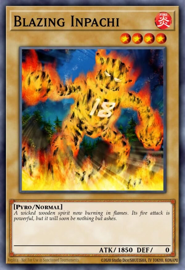 Blazing Inpachi - Invasion of Chaos (Common)