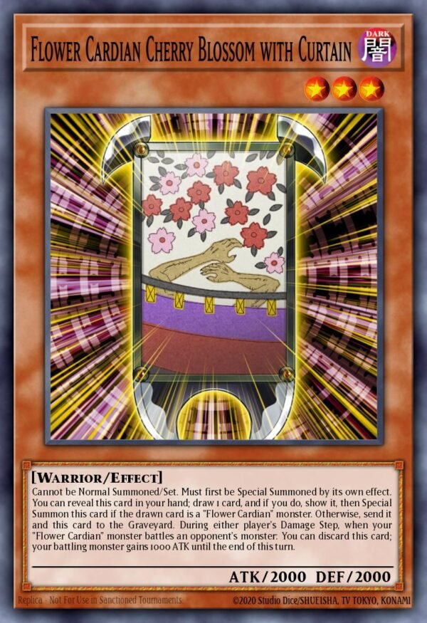Flower Cardian Cherry Blossom with Curtain - Raging Tempest (Common)
