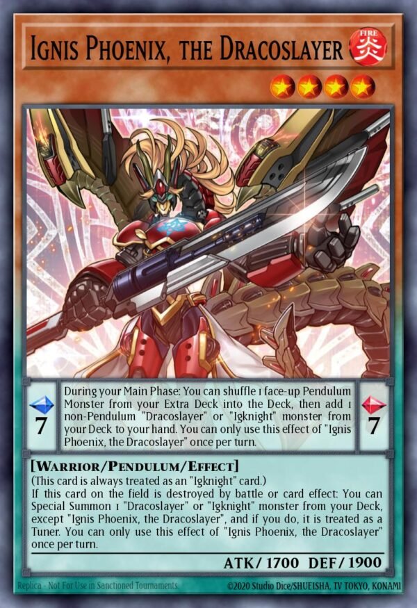 Ignis Phoenix, the Dracoslayer - Darkwing Blast (Secret Rare)