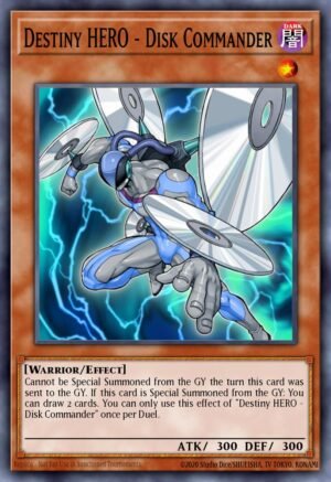 Destiny HERO - Disk Commander - Legendary Hero Decks (Ultra Rare)