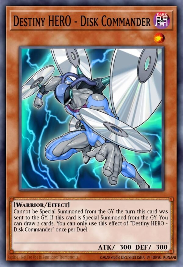 Destiny HERO - Disk Commander - Legendary Hero Decks (Ultra Rare)