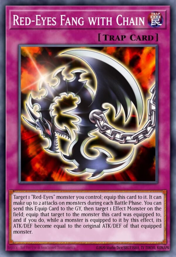 Red-Eyes Fang with Chain - Legendary Duelists: Season 1 (Secret Rare)