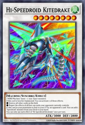Hi-Speedroid Kitedrake - Battles of Legend: Hero's Revenge (Secret Rare)