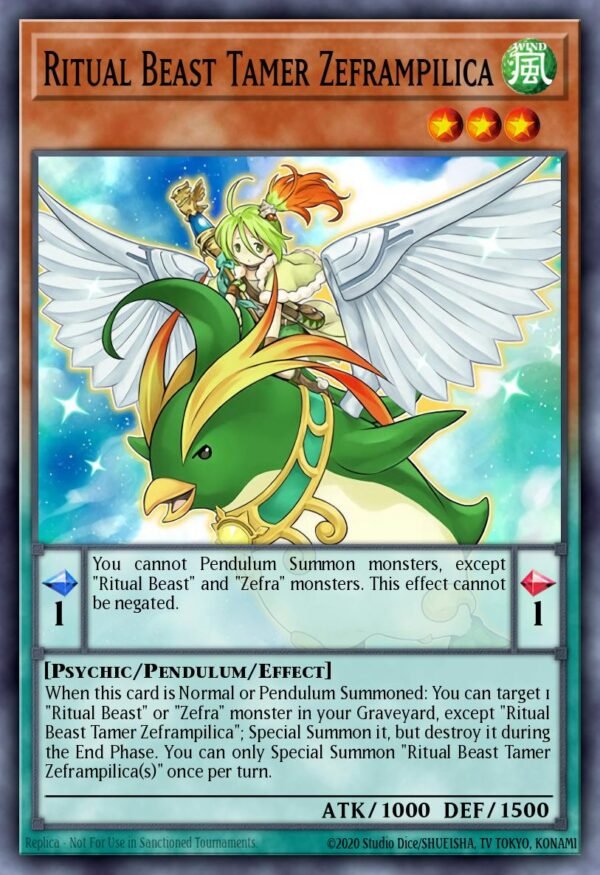 Ritual Beast Tamer Zeframpilica - Crossed Souls (Common)