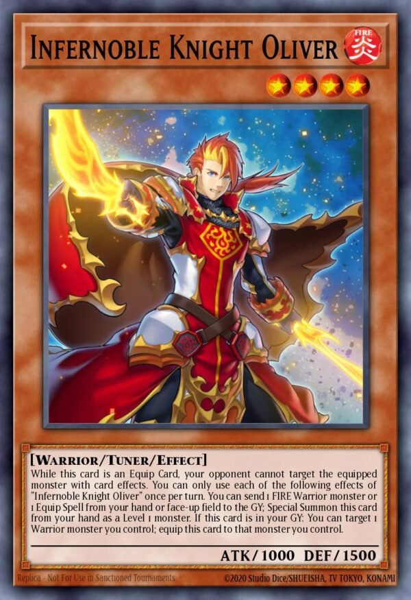 Infernoble Knight Oliver - Rise of the Duelist (Super Rare)