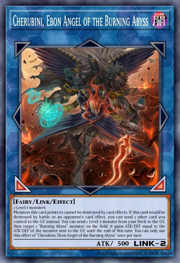 Cherubini, Ebon Angel of the Burning Abyss - 2020 Tin of Lost Memories Mega Pack (Ultra Rare)