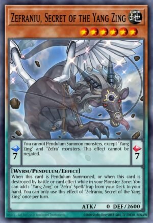 Zefraniu, Secret of the Yang Zing - Crossed Souls (Rare)