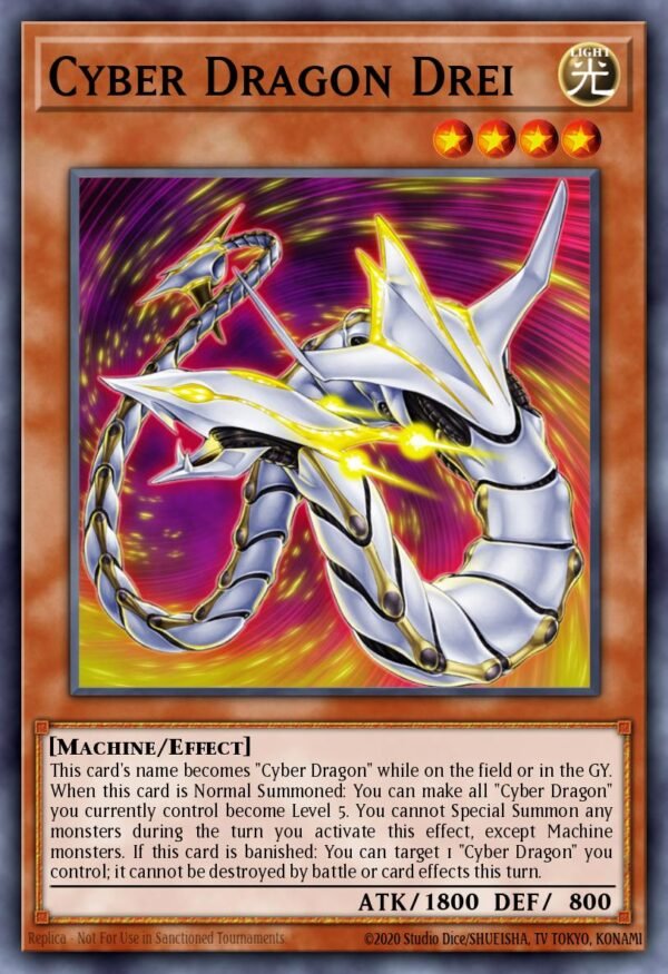 Cyber Dragon Drei - Legendary Duelists: White Dragon Abyss (Common)