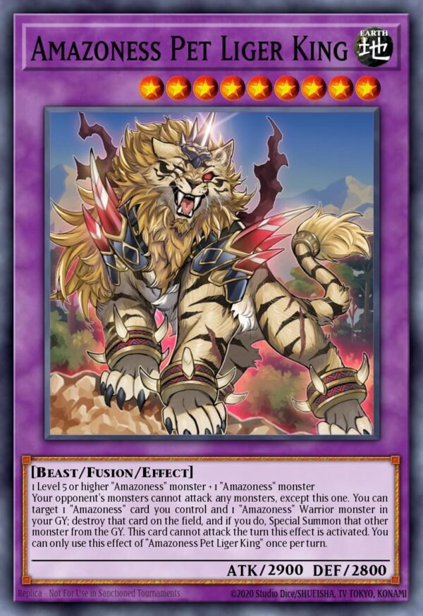 Amazoness Pet Liger King - Darkwing Blast (Common)
