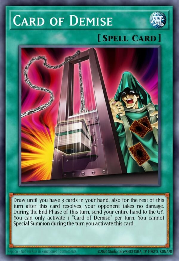 Card of Demise - Quarter Century Bonanza (Platinum Secret Rare)
