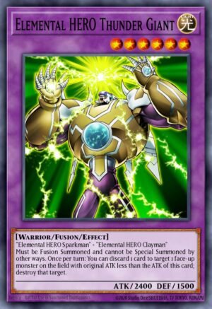 Elemental HERO Thunder Giant - Quarter Century Bonanza (Platinum Secret Rare)