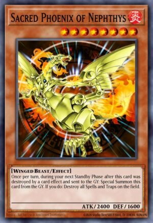 Sacred Phoenix of Nephthys - Quarter Century Bonanza (Platinum Secret Rare)