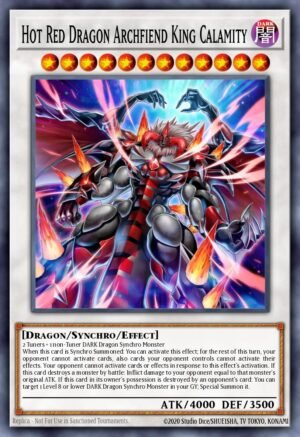 Hot Red Dragon Archfiend King Calamity - Shining Victories (Ultra Rare)