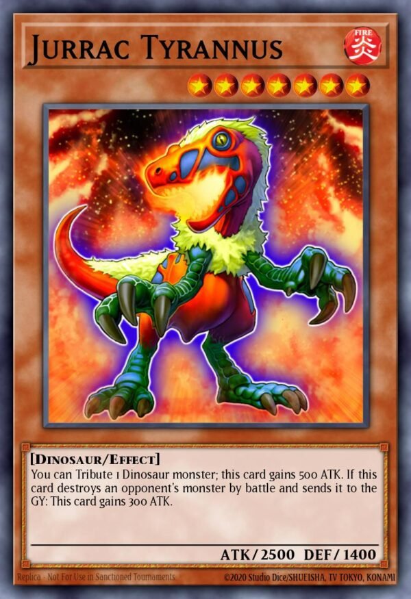 Jurrac Tyrannus - Duel Terminal 2 (Duel Terminal Super Parallel Rare)