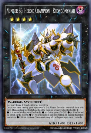 Number 86: Heroic Champion - Rhongomyniad - World Superstars (Prismatic Secret Rare)